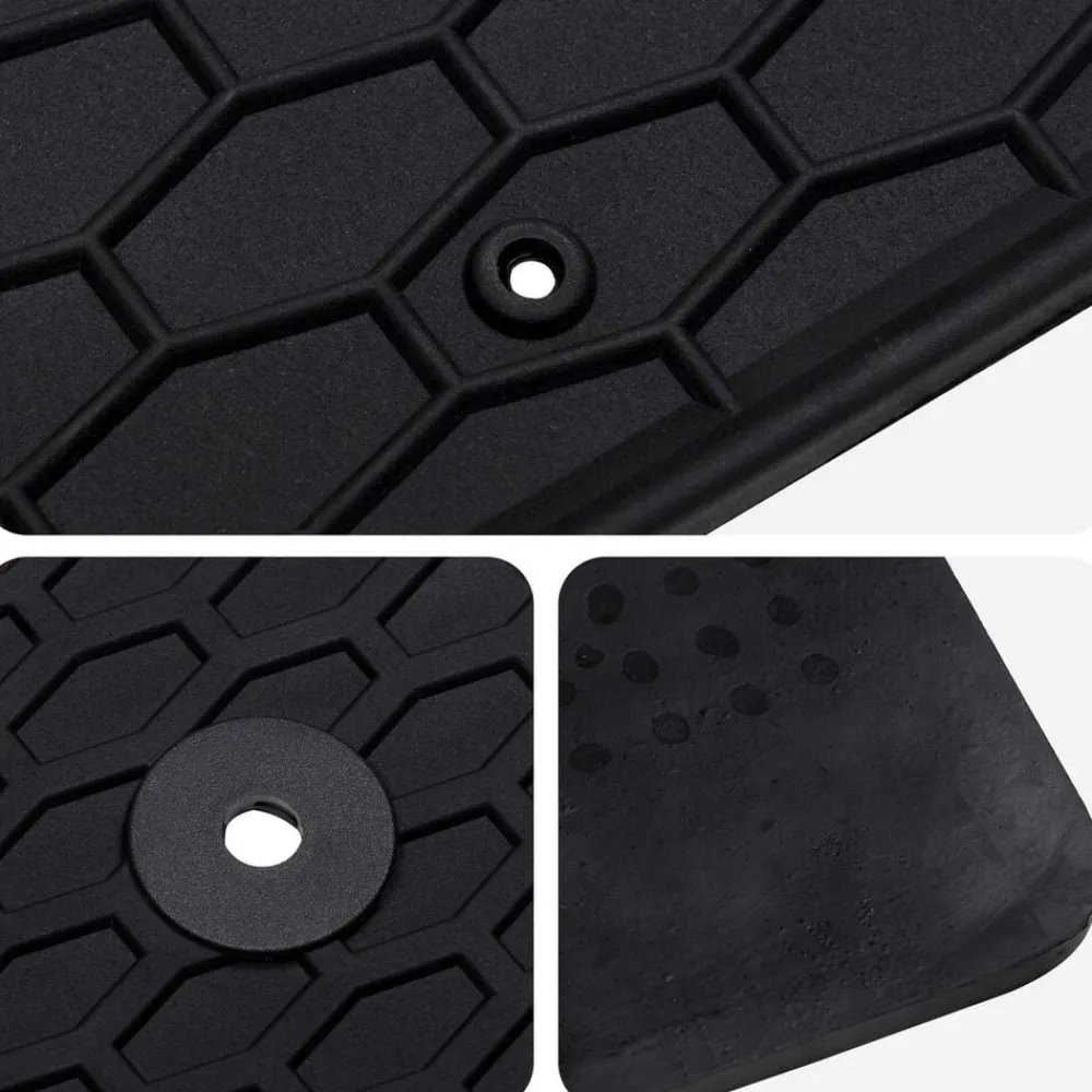 vidaXL Piezas Y Accesorios Para Vehículos-Alfombrilla de Coche 4 pcs Negro compatible con KAMIQ 2019-
