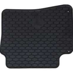 vidaXL Piezas Y Accesorios Para Vehículos-Alfombrilla de Coche 4 pcs Negro Goma