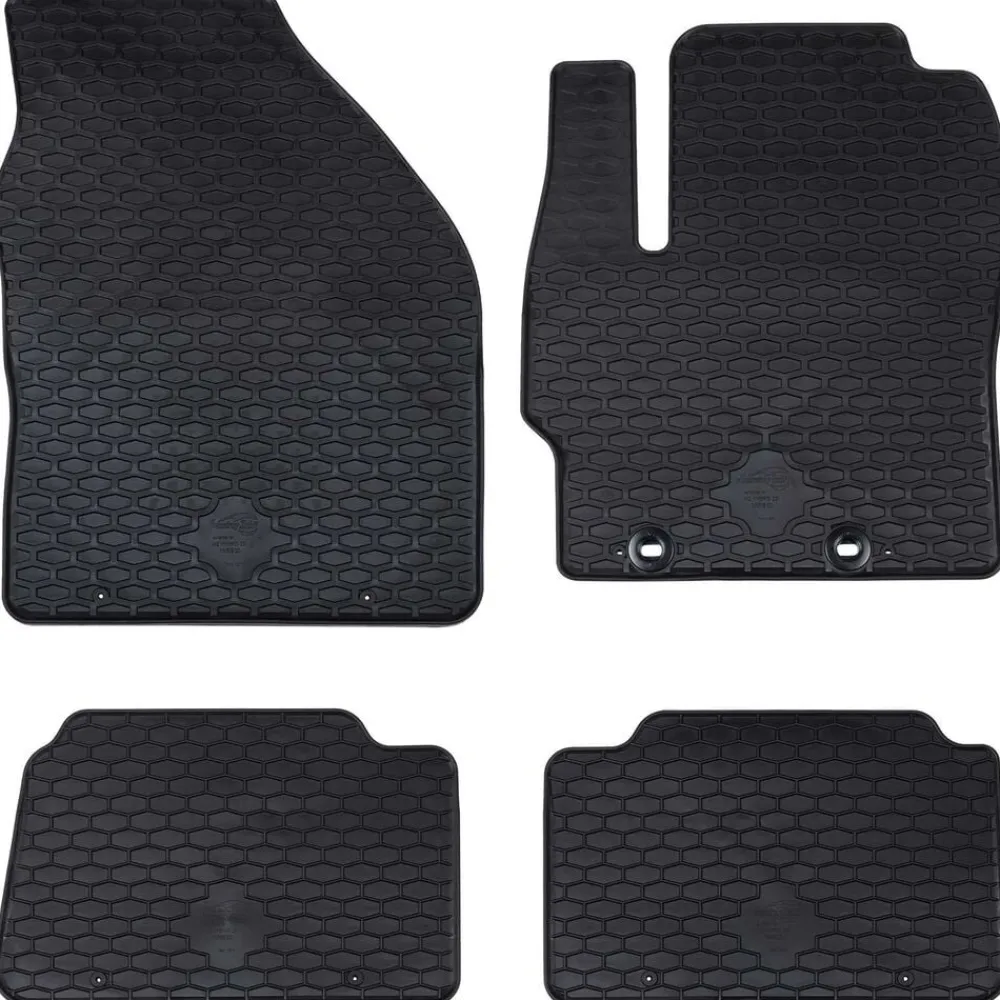 vidaXL Piezas Y Accesorios Para Vehículos-Alfombrilla de Coche 4 pcs Negro Ajuste para Toyota YARIS 2020-