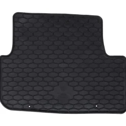 vidaXL Alfombrilla de Coche 4 pcs Negro Goma Online