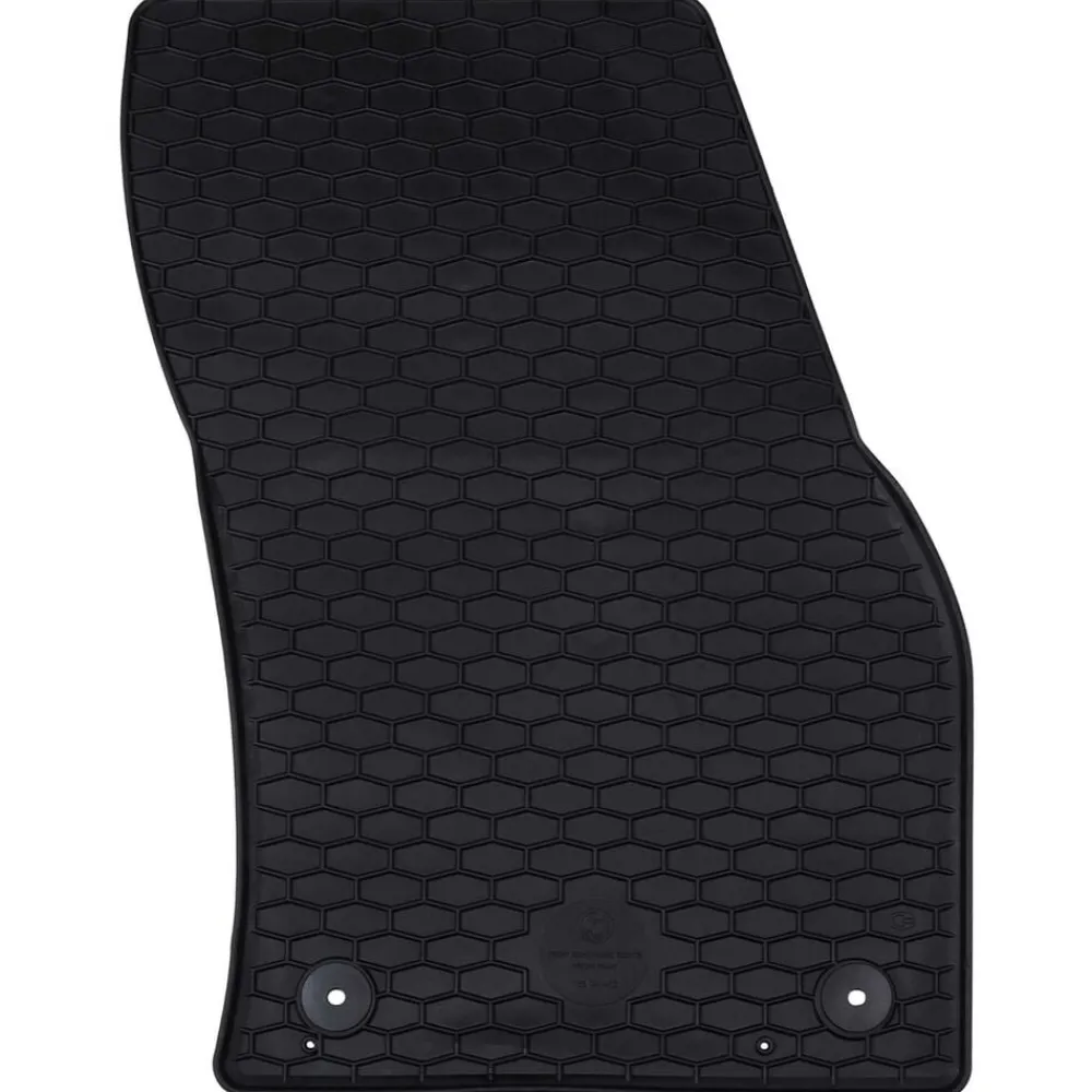 vidaXL Alfombrilla de Coche 4 pcs Negro Goma Sale