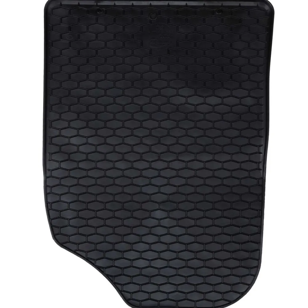 vidaXL Piezas Y Accesorios Para Vehículos-Alfombrilla de Coche 4 pcs Negro Goma