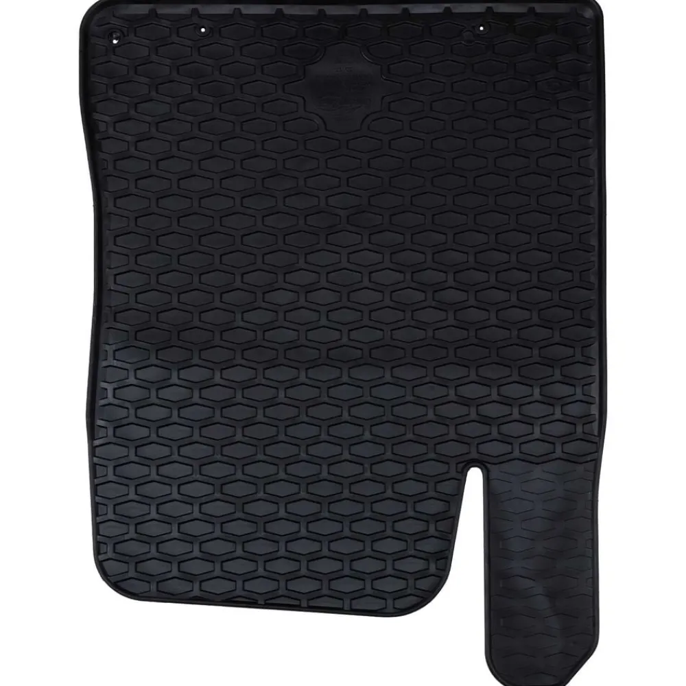 vidaXL Piezas Y Accesorios Para Vehículos-Alfombrilla de Coche 4 pcs Negro Goma