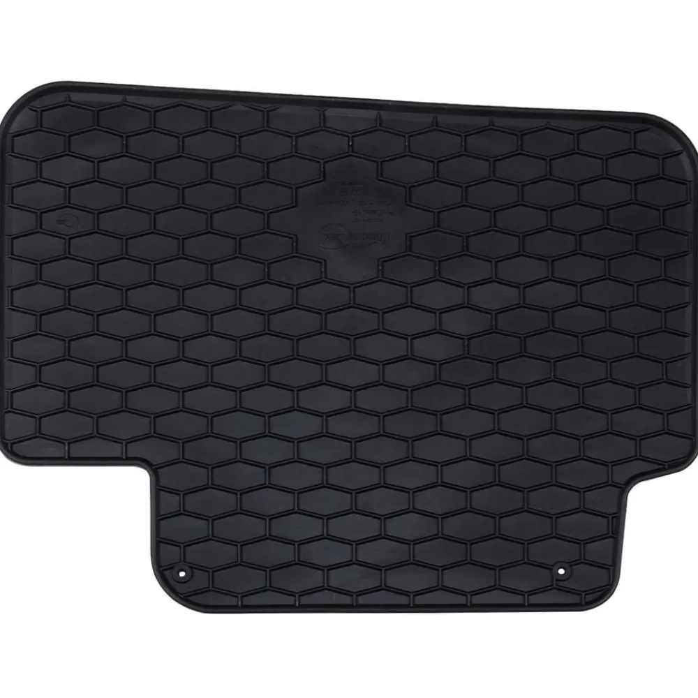 vidaXL Piezas Y Accesorios Para Vehículos-Alfombrilla de Coche 4 pcs Negro Goma