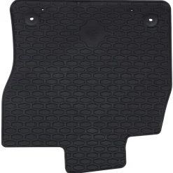 vidaXL Alfombrilla de Coche 4 pcs Negro Goma New