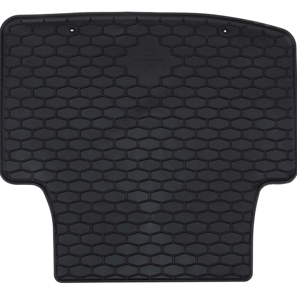 vidaXL Alfombrilla de Coche 4 pcs Negro Goma New