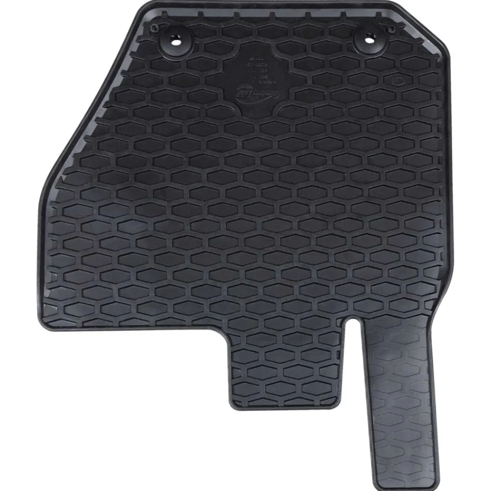 vidaXL Alfombrilla de Coche 4 pcs Negro Goma Sale