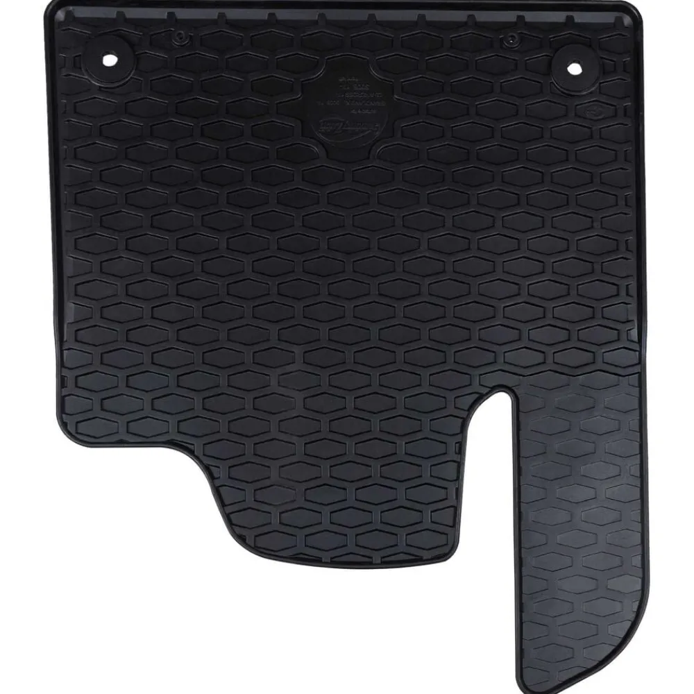 vidaXL Alfombrilla de Coche 4 pcs Negro Goma Online
