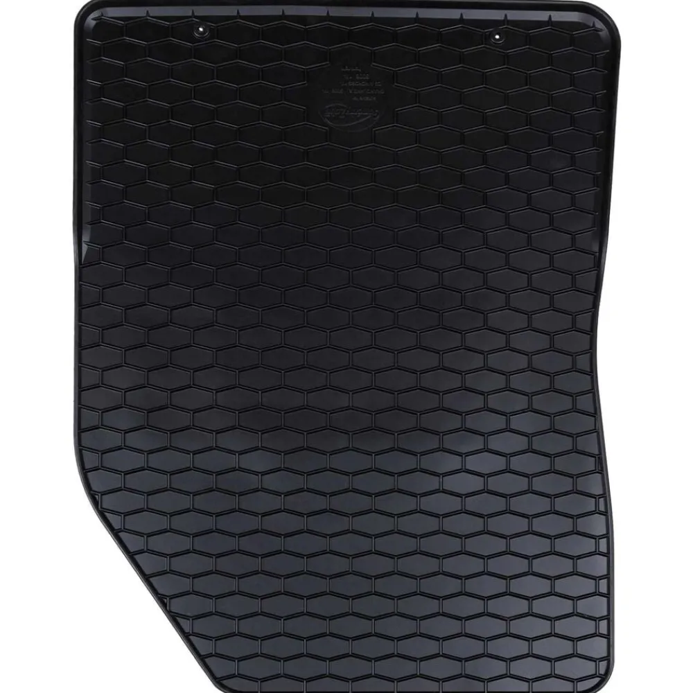 vidaXL Alfombrilla de Coche 4 pcs Negro Goma Online