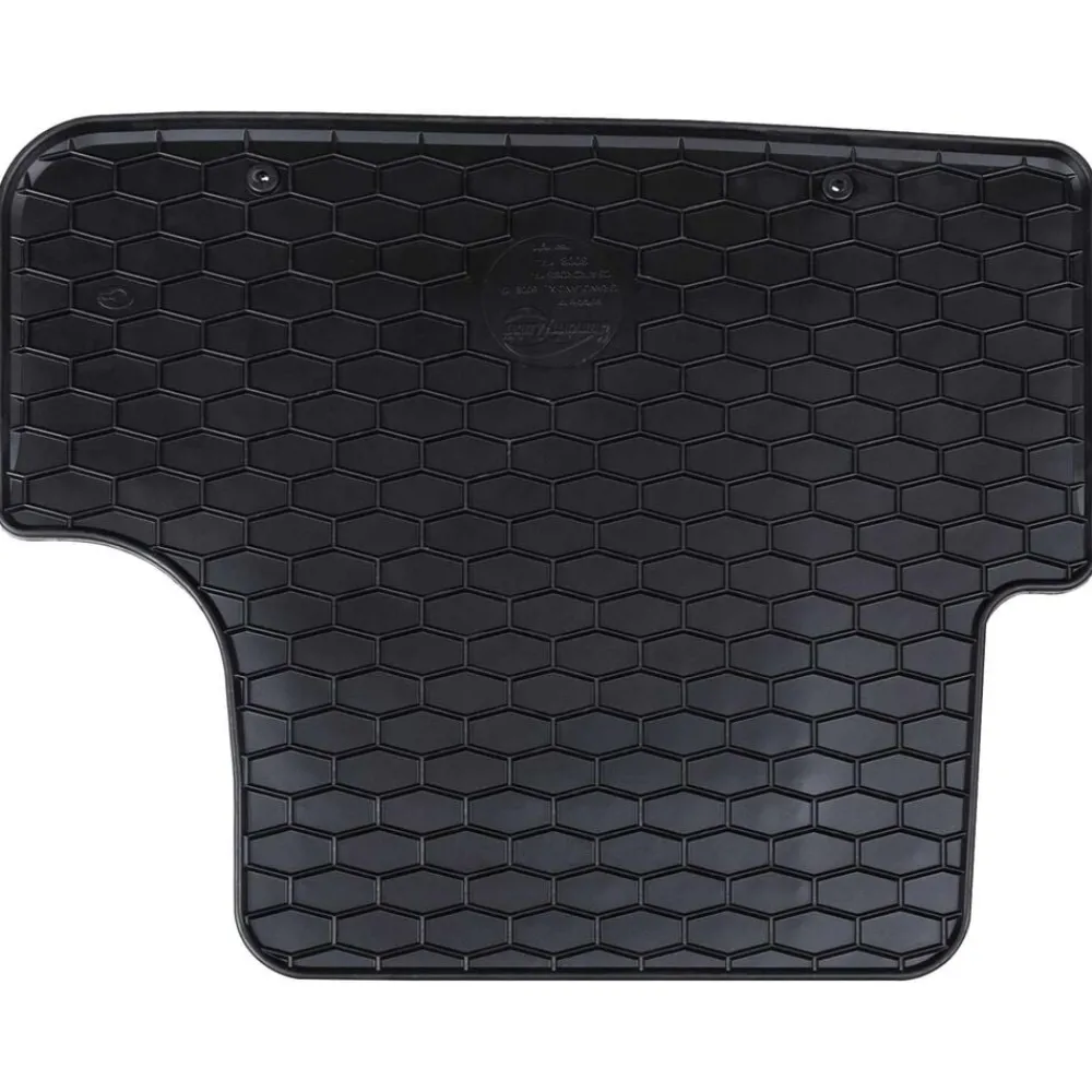 vidaXL Alfombrilla de Coche 4 pcs Negro Goma Online
