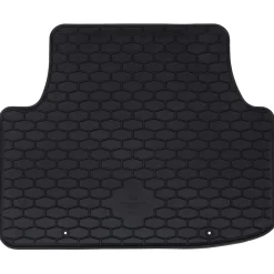 vidaXL Piezas Y Accesorios Para Vehículos-Alfombrilla de Coche 4 pcs Negro Goma