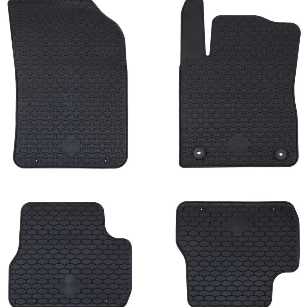 vidaXL Alfombrilla de Coche 4 pcs Negro Adecuado para C3 2017-2024 Sale