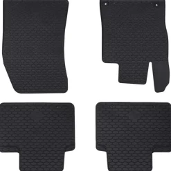 vidaXL Alfombrilla de Coche 4 pcs Negro compatble con 308 SW 2021-