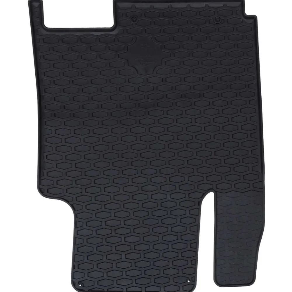 vidaXL Piezas Y Accesorios Para Vehículos-Alfombrilla de Coche 4 pcs Negro Goma