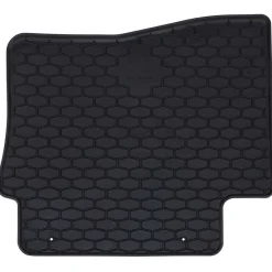 vidaXL Piezas Y Accesorios Para Vehículos-Alfombrilla de Coche 4 pcs Negro Goma