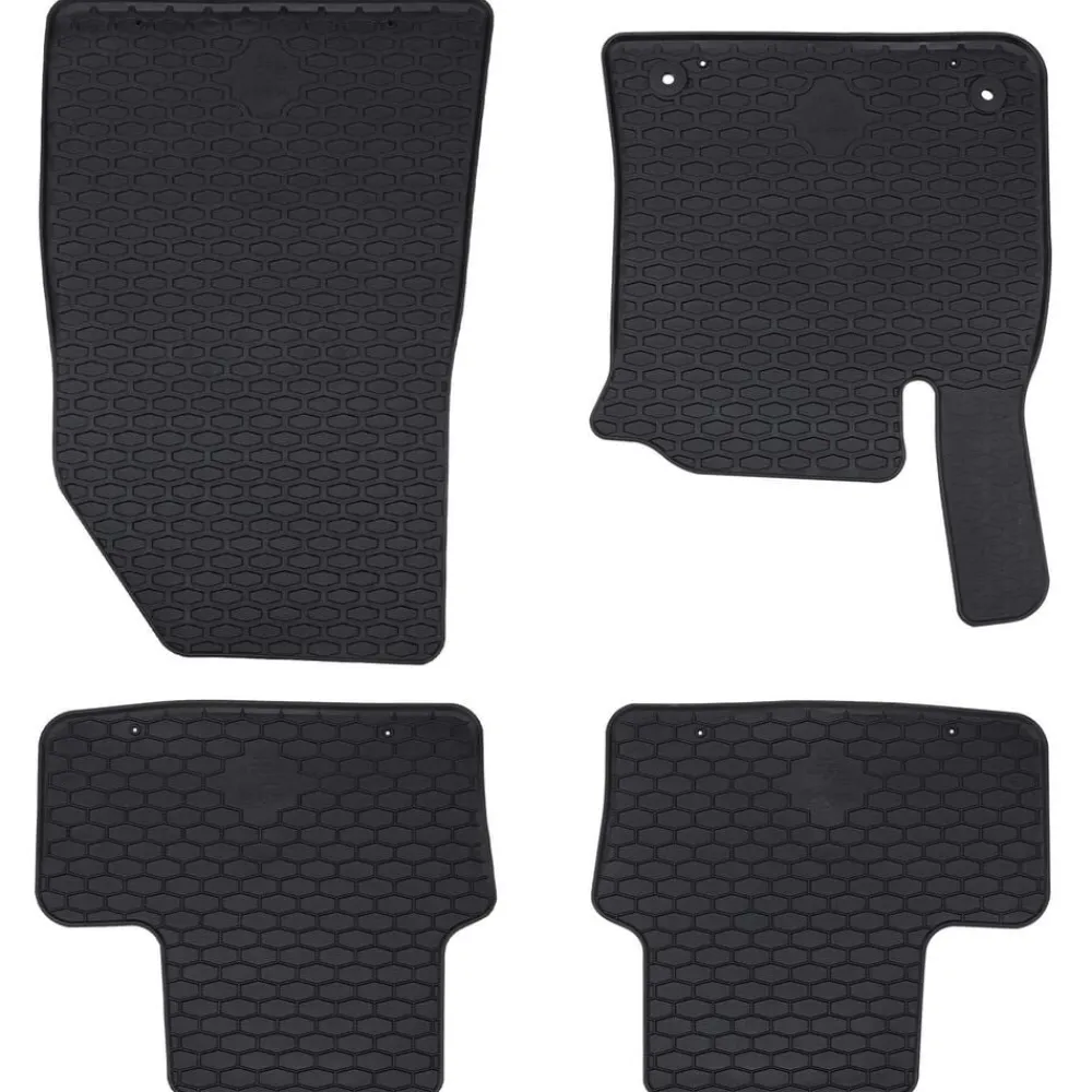 vidaXL Alfombrilla de Coche 4 pcs Negro compatible con CAPTUR 2020- New