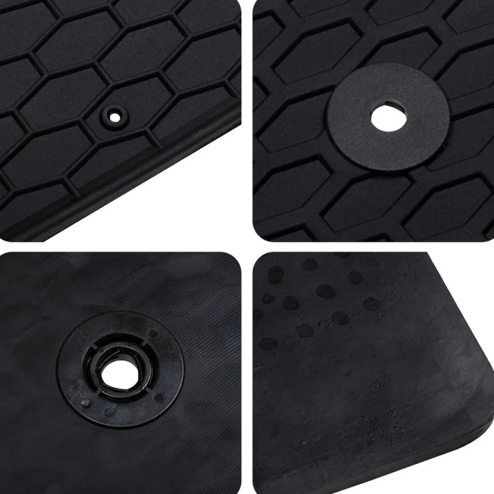 vidaXL Alfombrilla de Coche 4 pcs Negro compatible con CAPTUR 2020- New