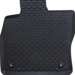 vidaXL Alfombrilla de Coche 4 pcs Negro Goma Sale