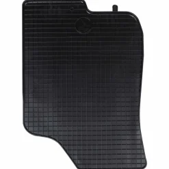 vidaXL Alfombrilla de Coche 4 pcs Negro Goma New
