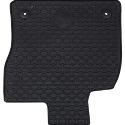 vidaXL Alfombrilla de Coche 4 pcs Negro Goma Clearance