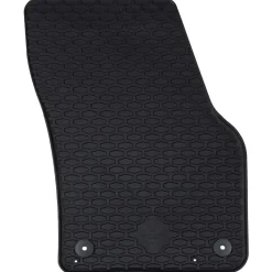 vidaXL Piezas Y Accesorios Para Vehículos-Alfombrilla de Coche 4 pcs Negro Goma