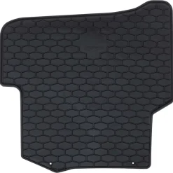 vidaXL Alfombrilla de Coche 4 pcs Negro Goma Discount