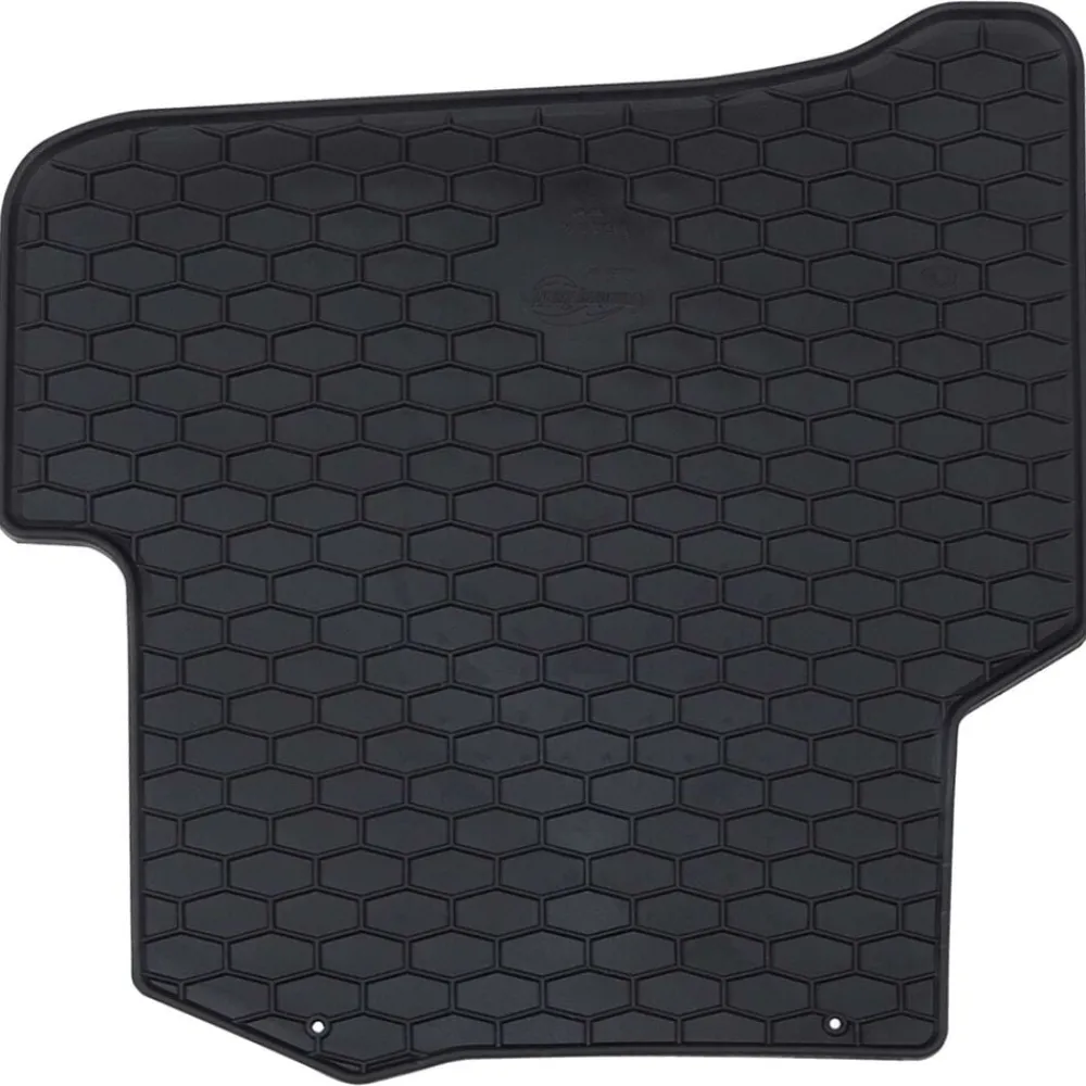 vidaXL Alfombrilla de Coche 4 pcs Negro Goma Discount