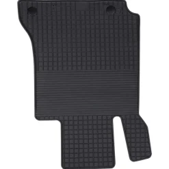 vidaXL Piezas Y Accesorios Para Vehículos-Alfombrilla de Coche 4 pcs Negro Goma