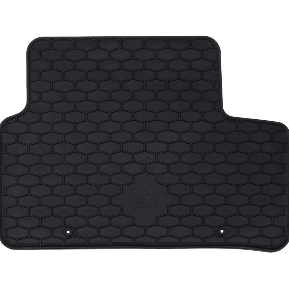 vidaXL Alfombrilla de Coche 4 pcs Negro Goma Sale