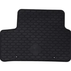vidaXL Alfombrilla de Coche 4 pcs Negro Goma Sale