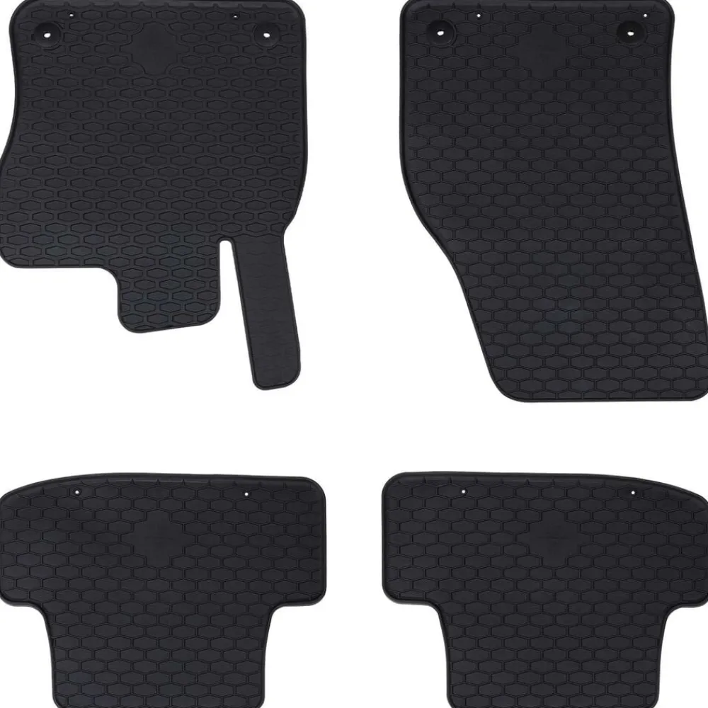 vidaXL Alfombrilla de Coche 4 pcs Negro compatible con AUDI Q2 2017 Discount
