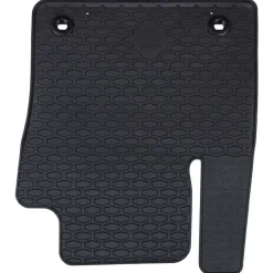 vidaXL Piezas Y Accesorios Para Vehículos-Alfombrilla de Coche 4 pcs Negro Goma