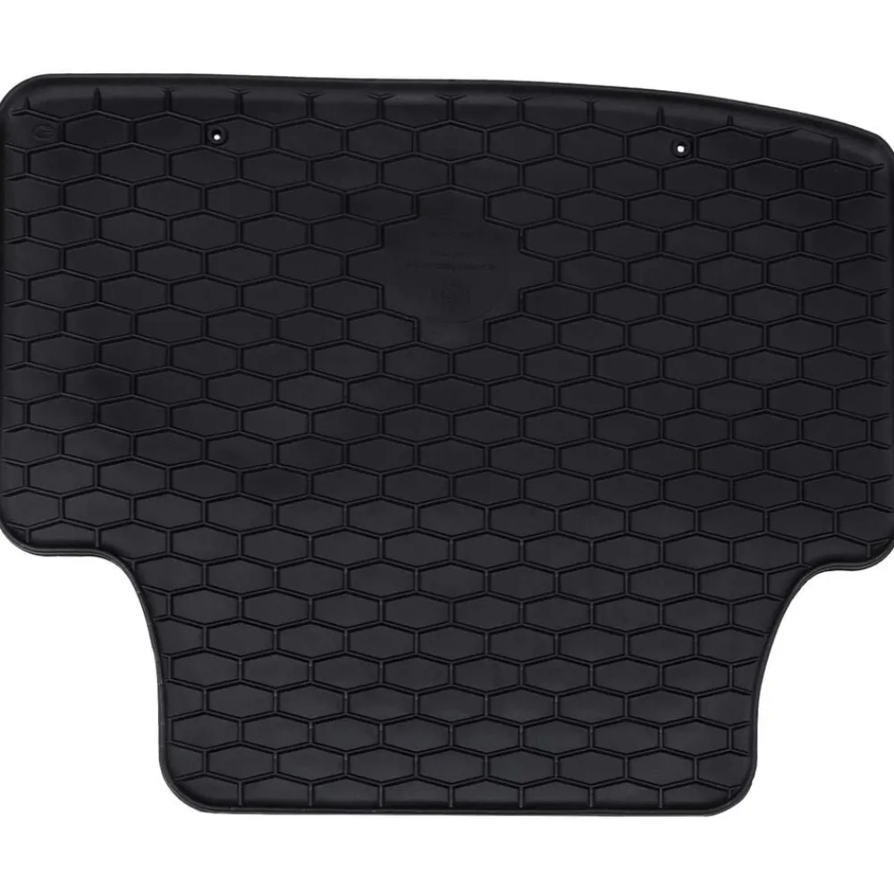 vidaXL Piezas Y Accesorios Para Vehículos-Alfombrilla de Coche 4 pcs Negro Goma