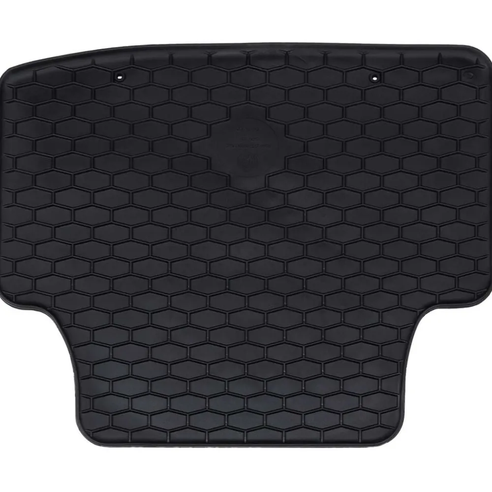 vidaXL Piezas Y Accesorios Para Vehículos-Alfombrilla de Coche 4 pcs Negro Goma
