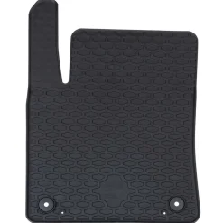 vidaXL Alfombrilla de Coche 4 pcs Negro Goma Outlet
