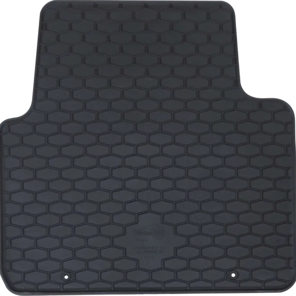 vidaXL Alfombrilla de Coche 4 pcs Negro Goma Outlet