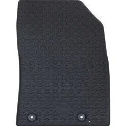 vidaXL Alfombrilla de Coche 4 pcs Negro Goma Outlet