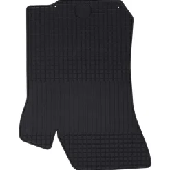 vidaXL Alfombrilla de Coche 4 pcs Negro Goma Best