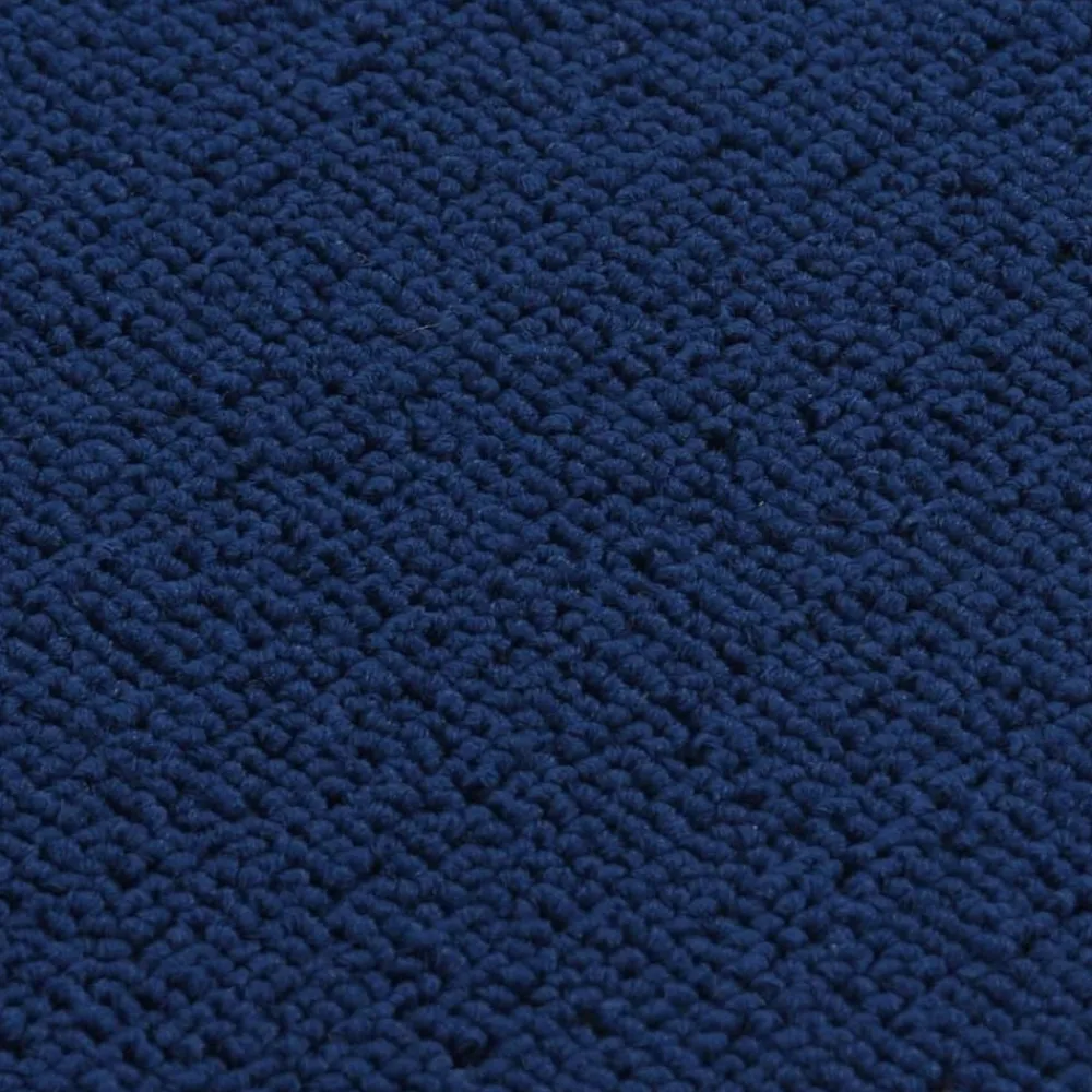 vidaXL Alfombrilla de escalera 15 uds marino rectangular 60x25 cm Azul Discount