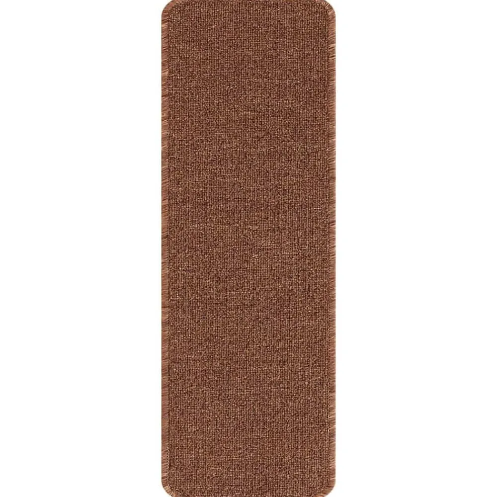 vidaXL Alfombrillas Antideslizantes para Escalera 15 pcs Amarillo Amarillo oscuro Outlet