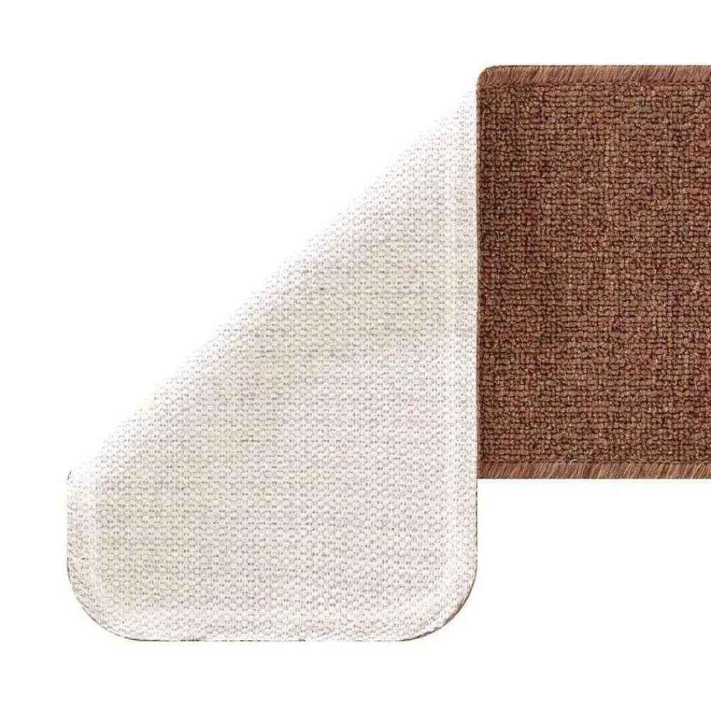 vidaXL Alfombrillas Antideslizantes para Escalera 15 pcs Amarillo Amarillo oscuro Outlet