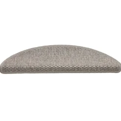 vidaXL Alfombrillas autoadhesivas sisal 15 uds 56x17x3 cm Plateado Outlet