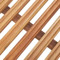 vidaXL Accesorios Para El Baño-Alfombrillas de baño 2 uds madera maciza de acacia 56x37 cm