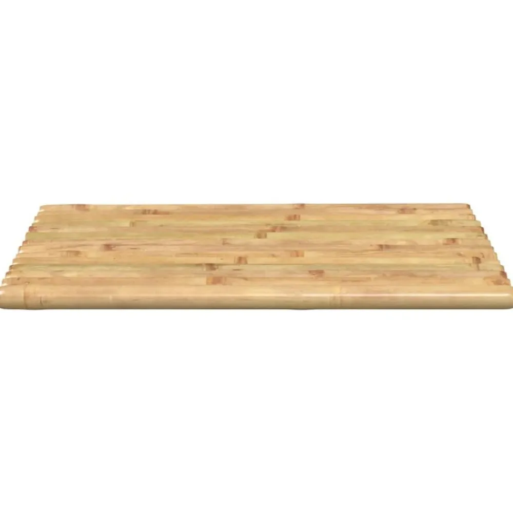 vidaXL Accesorios Para El Baño-Alfombrillas de baño 2 unidades bambú 50x35 cm