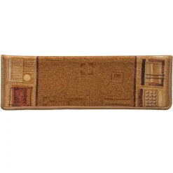 vidaXL Productos Del Hogar-Alfombrillas de escalera autoadhesivas 5 uds 65x21x4cm