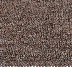 vidaXL Alfombrillas de escalera 15 uds marrón rectangular 60x25 cm Marrón oscuro Discount