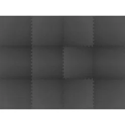 vidaXL Alfombrillas de goma EVA negras 12 uds 4,32 ㎡ Negro Online
