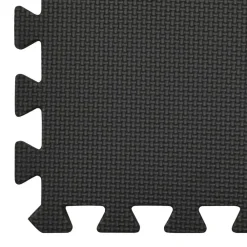 vidaXL Alfombrillas de goma EVA negra 54 uds 4,86㎡ Best