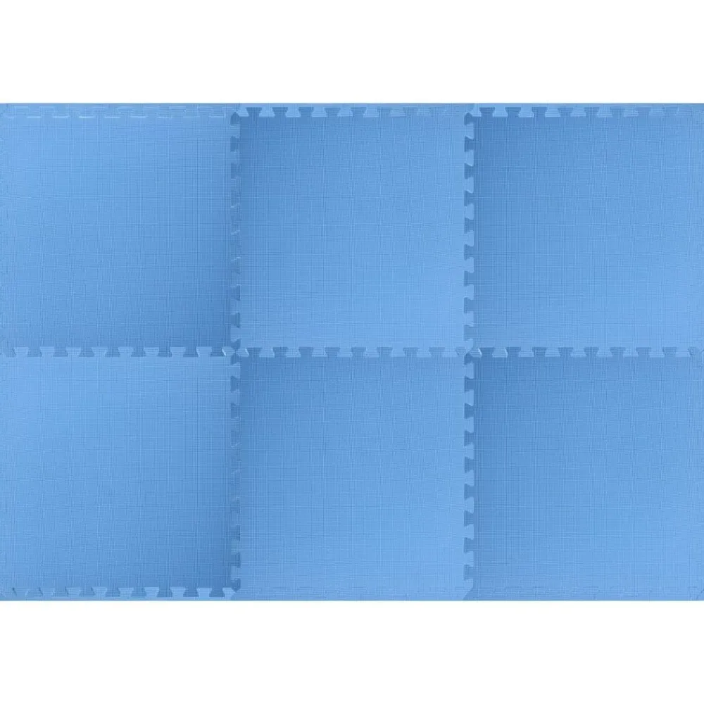 vidaXL Fitness Y Musculación-Alfombrillas de goma EVA 6 uds 2,16 ㎡