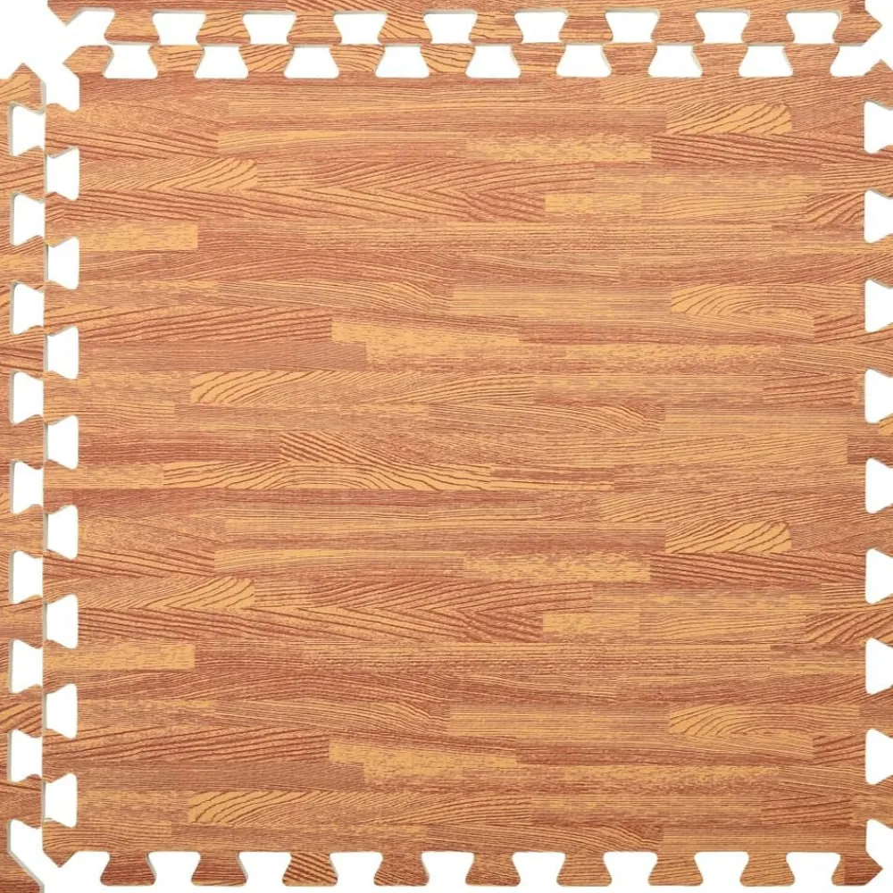 vidaXL Fitness Y Musculación-Alfombrillas de goma EVA vetas de madera 54 uds 2,16 ㎡
